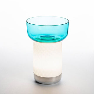 Artemide Bontà LED portable table lamp with bowl diam. 18 cm. Artemide Bontà Turquoise - Buy now on ShopDecor - Discover the best products by ARTEMIDE design