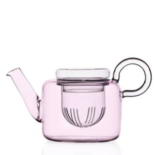 Ichendorf Piuma small teapot with filter by Marco Sironi Pink - Buy now on ShopDecor - Discover the best products by ICHENDORF design
