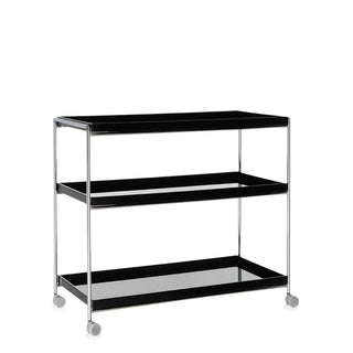Kartell Trays trolley with chromed steel structure - Buy now on ShopDecor - Discover the best products by KARTELL design