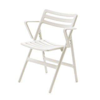Magis Folding Air-Chair chair with arms white - Buy now on ShopDecor - Discover the best products by MAGIS design