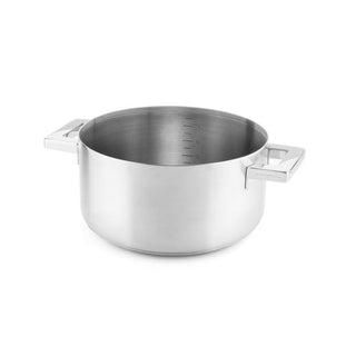 Mepra Stile by Pininfarina casserole two handles diam. 20 cm. stainless steel - Buy now on ShopDecor - Discover the best products by MEPRA design
