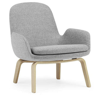 Normann Copenhagen Era lounge chair full upholstery fabric with oak structure Normann Copenhagen Era Synergy LDS16 - Buy now on ShopDecor - Discover the best products by NORMANN COPENHAGEN design