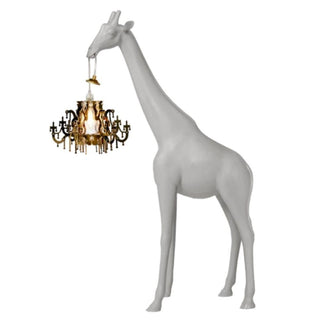 Qeeboo Giraffe In Love XS floor lamp in the shape of a giraffe Qeeboo Cold sand - Buy now on ShopDecor - Discover the best products by QEEBOO design