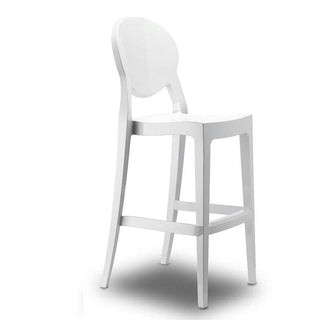 Scab Igloo stool seat h. 74 cm by Luisa Battaglia Scab White 310 - Buy now on ShopDecor - Discover the best products by SCAB design