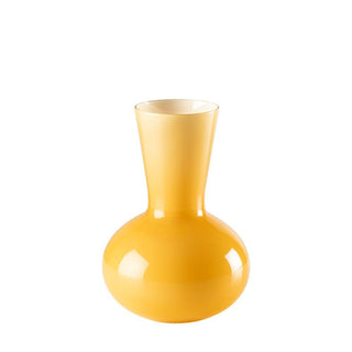 Venini Idria 706.43 opaline vase h. 23 cm. Venini Idria Amber Inside Milk-White - Buy now on ShopDecor - Discover the best products by VENINI design