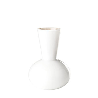 Venini Idria 706.43 opaline vase h. 23 cm. Venini Idria Milk-White Inside Grey - Buy now on ShopDecor - Discover the best products by VENINI design